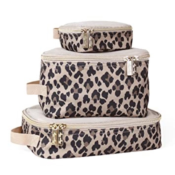 Itzy Ritzy Leopard Packing Cubes - Picture 3 of 5